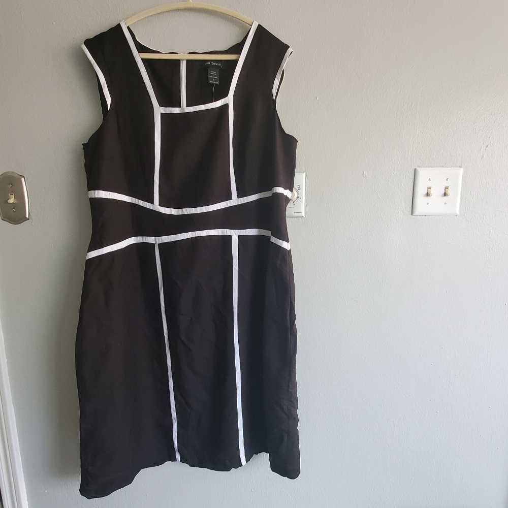 Nwt Ashley Stewart linen/rayon dress